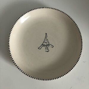 Pottery Barn Eiffel Tower Plate